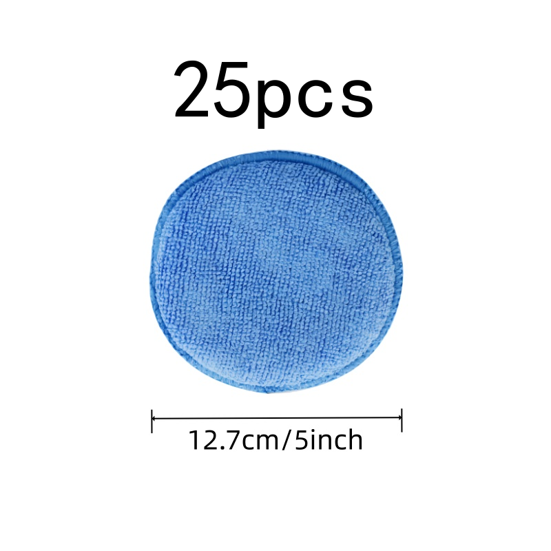 25 almohadillas aplicadoras de - Wax Applicator Pad reseña y precio